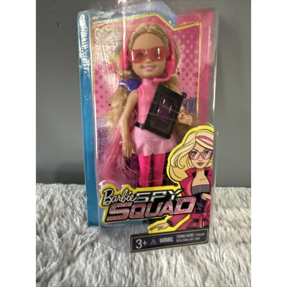 New &‎ Sealed Barbie Spy Squad Blonde Hair Pink Outfit Chelsea Doll 2015 Retired